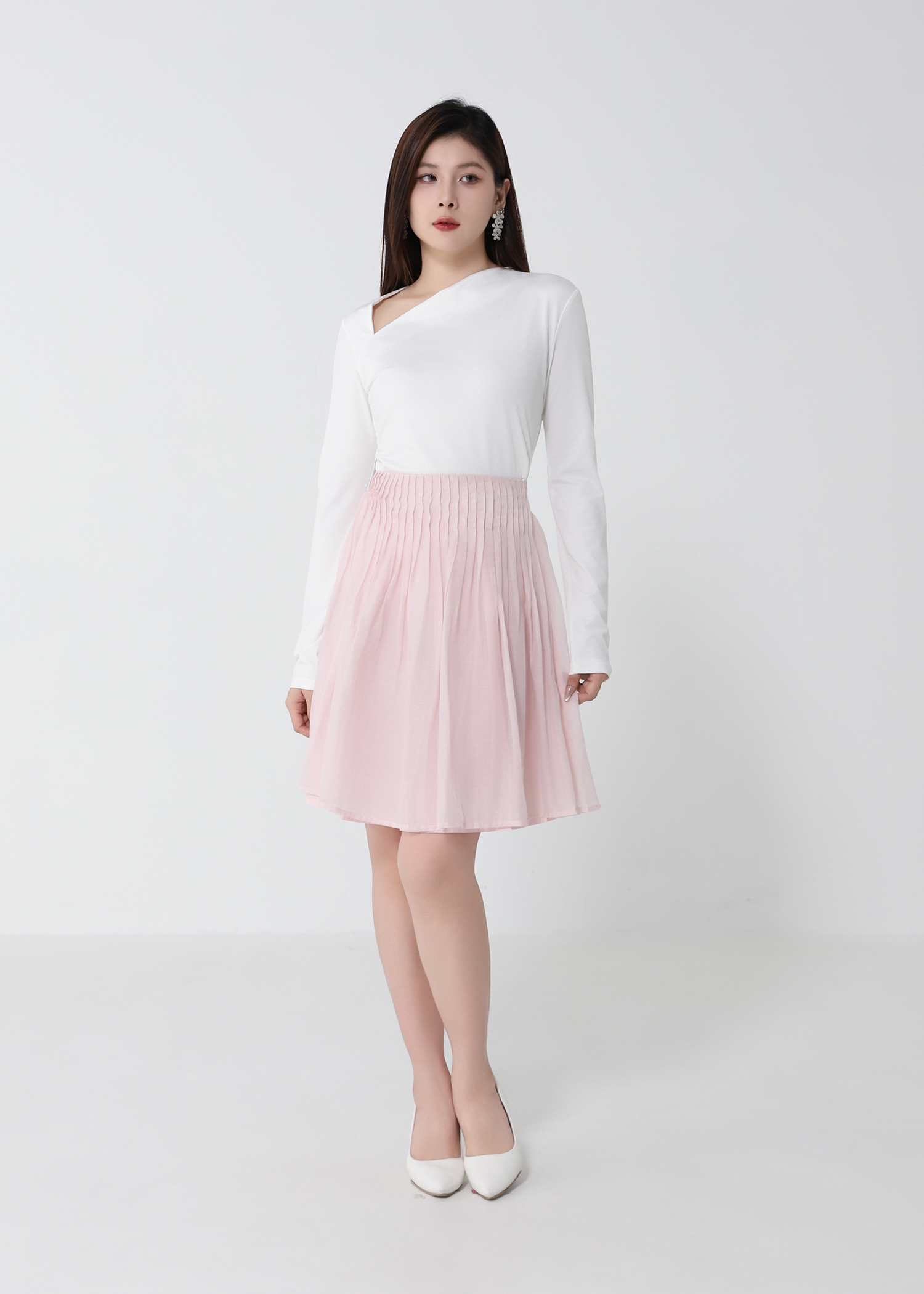 High Waist A Line Skirt DJ253