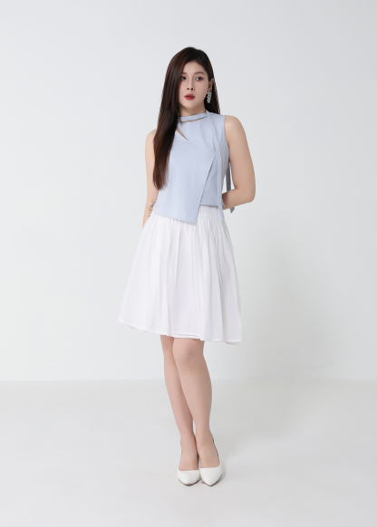 High Waist A Line Skirt DJ253