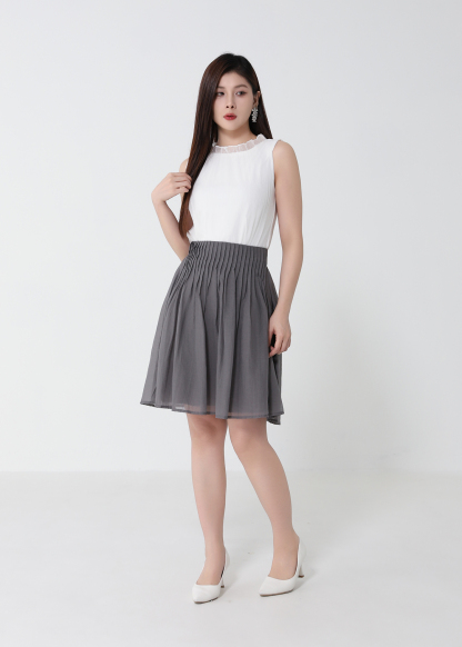 High Waist A Line Skirt DJ253