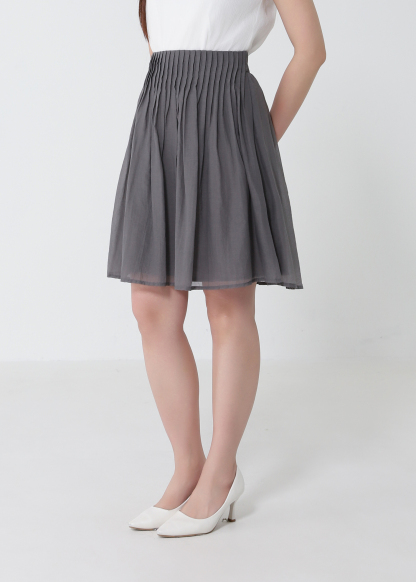 High Waist A Line Skirt DJ253