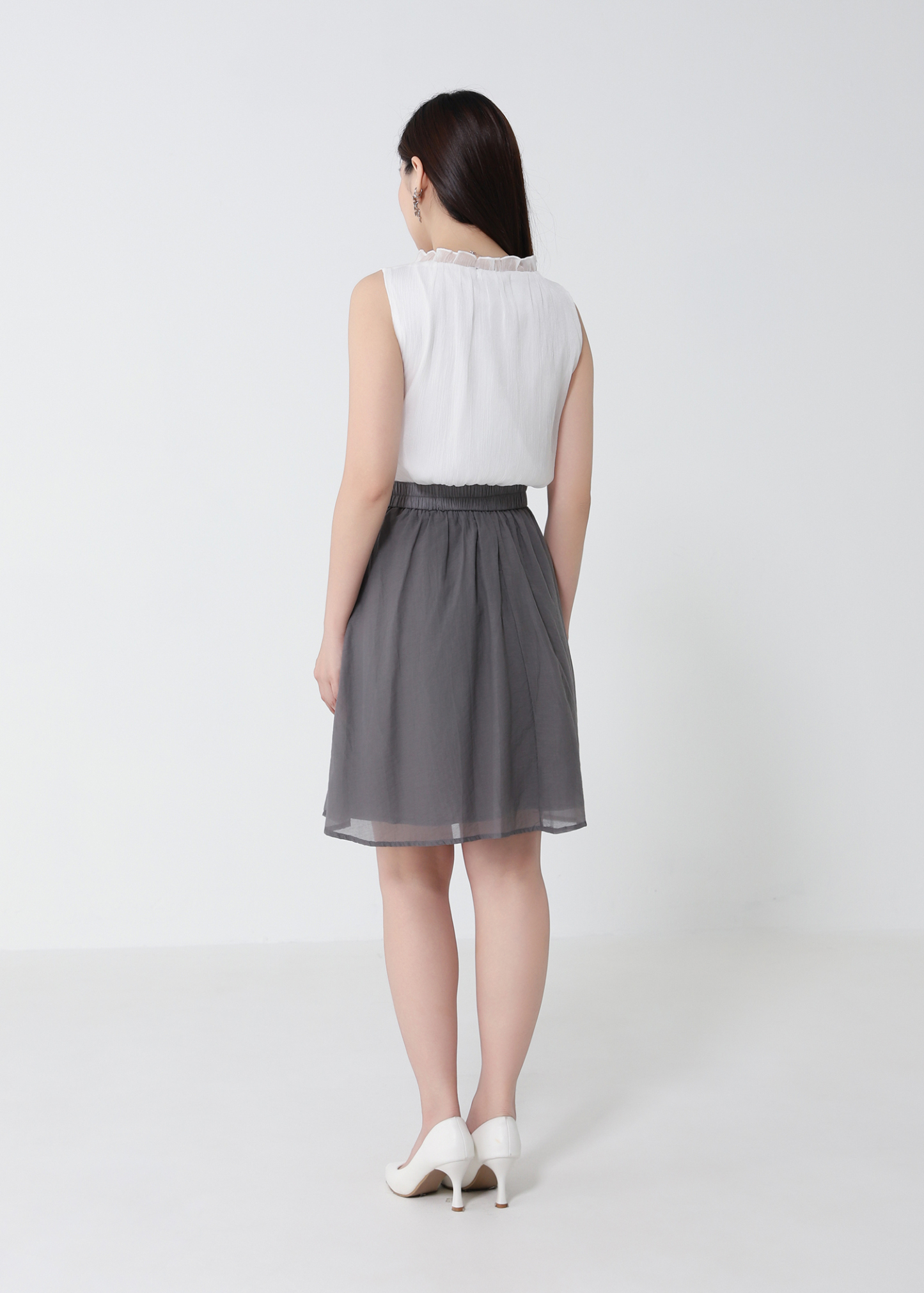 High Waist A Line Skirt DJ253