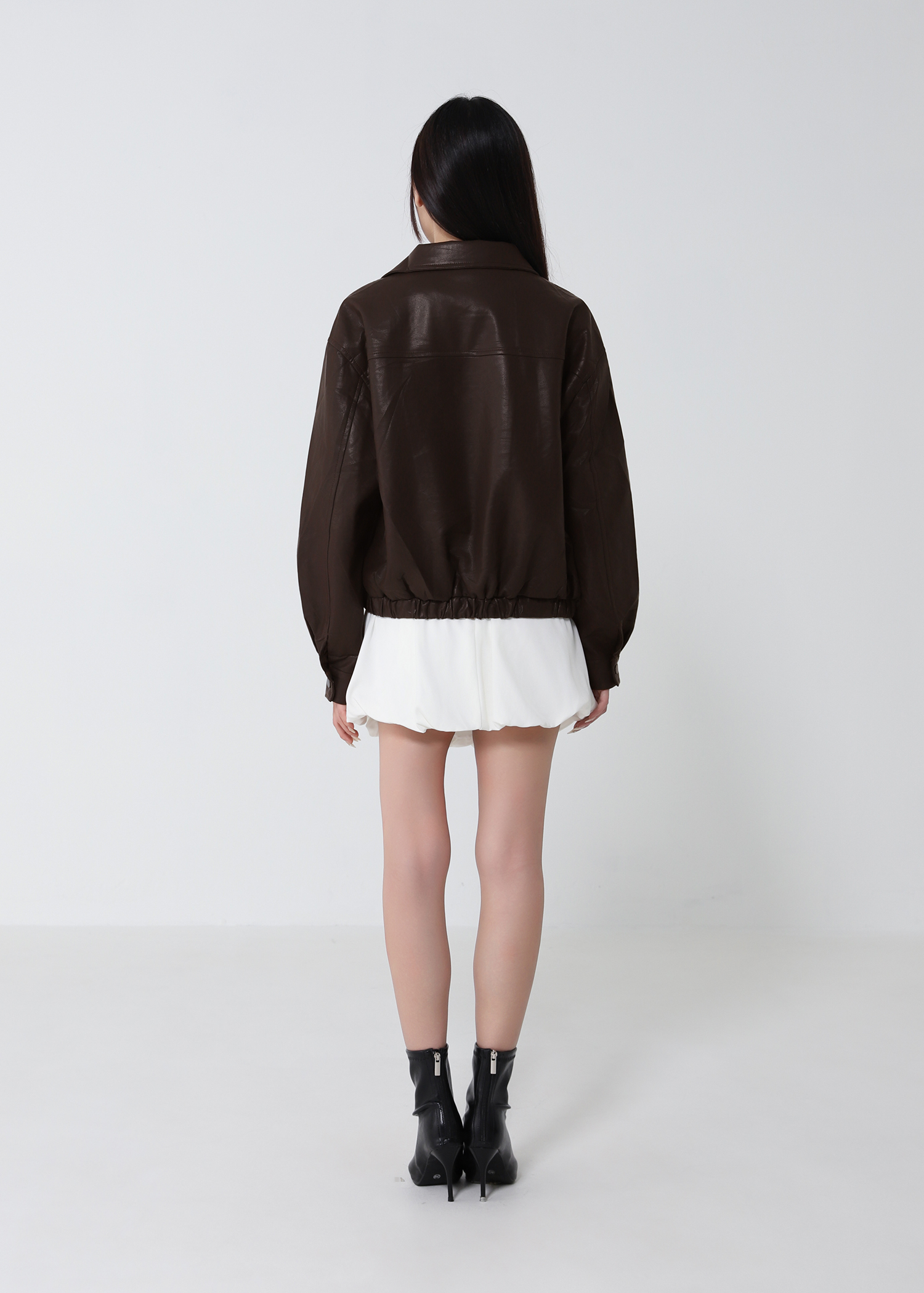 Leather Biker Jacket DJ258