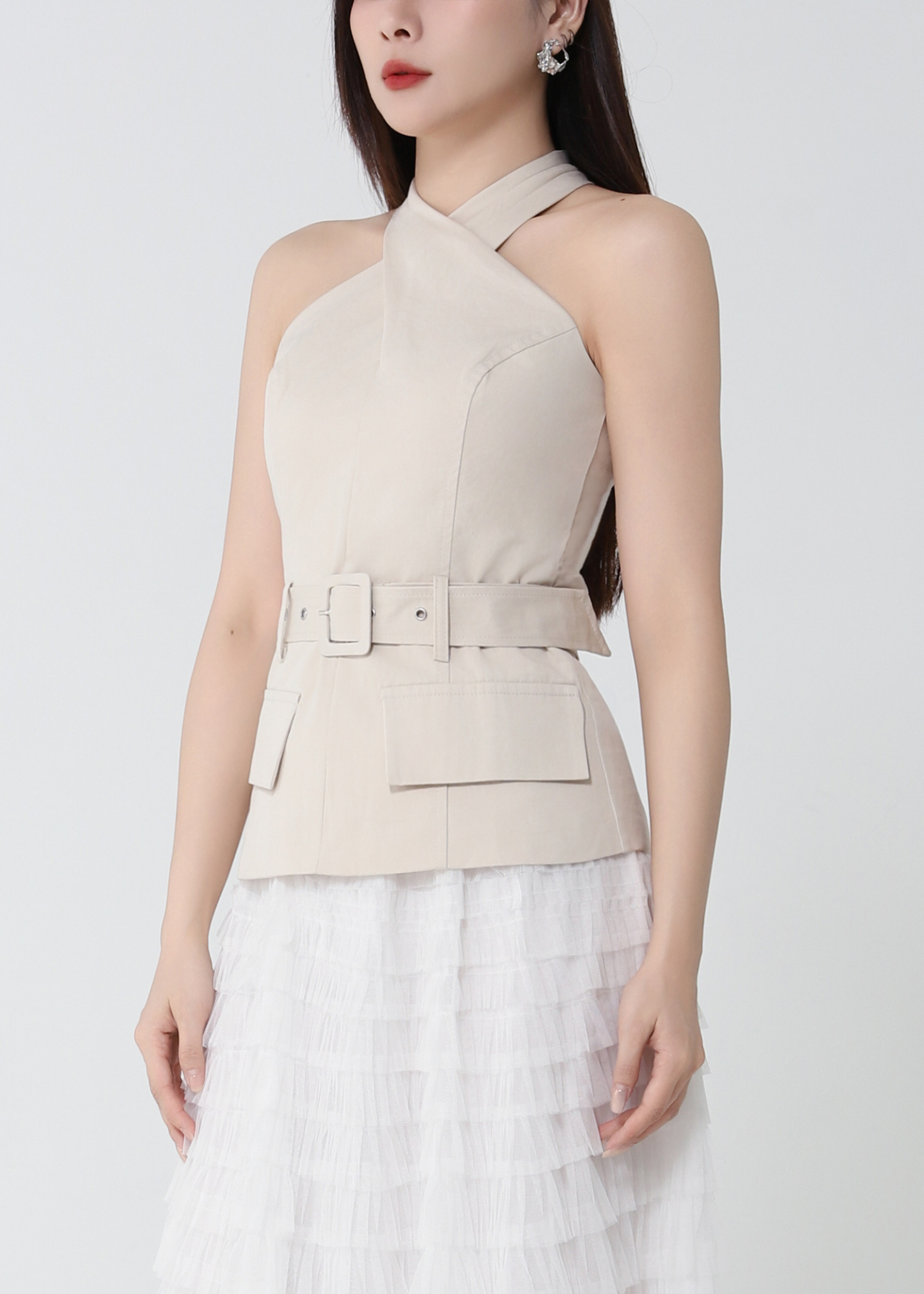 Halter Cross Top DJ265