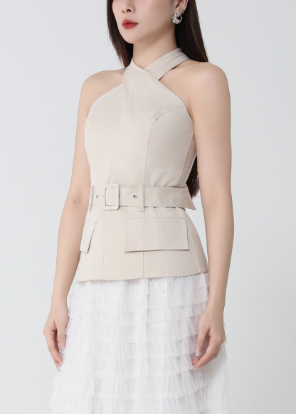 Halter Cross Top DJ265