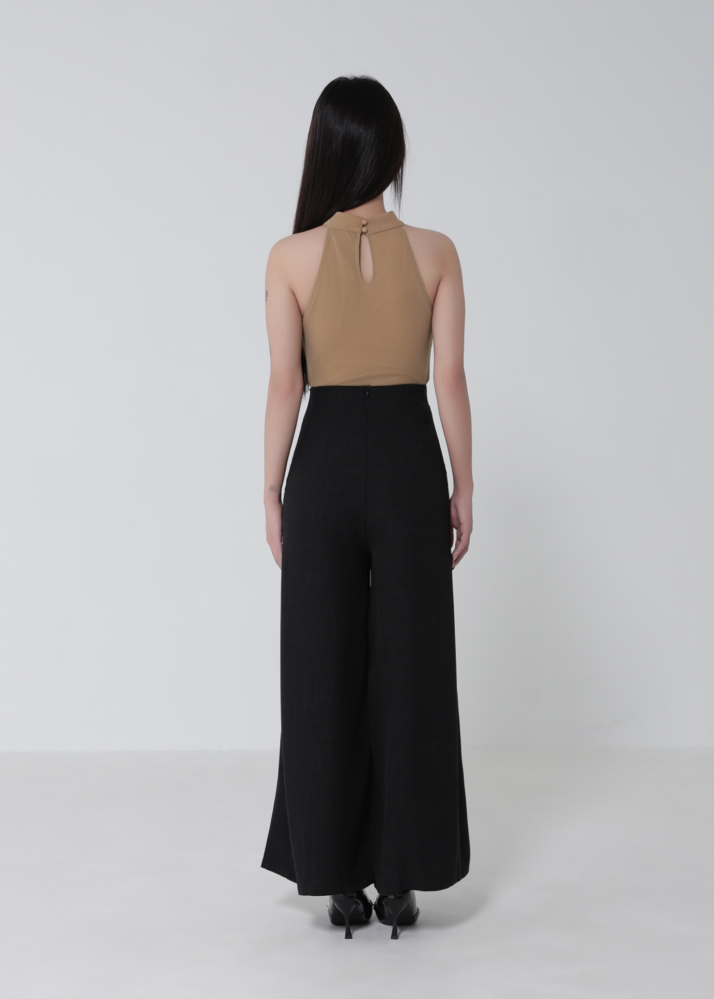 High Waist Wide Leg Long Pants DJ268