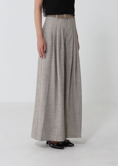 High Waist Wide Leg Long Pants DJ273