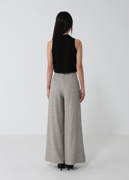 High Waist Wide Leg Long Pants DJ273