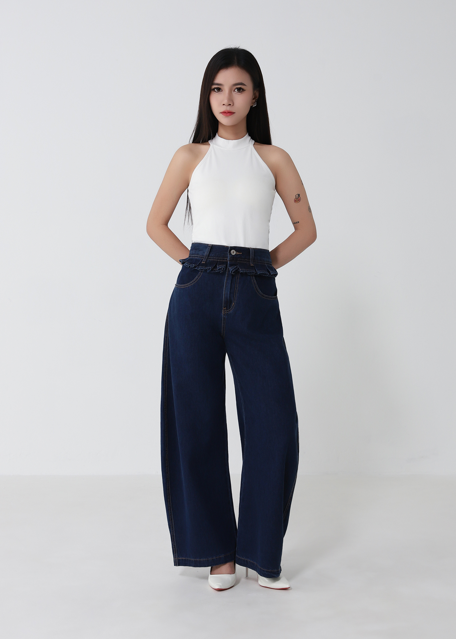 Knitted Halter Top DJ274