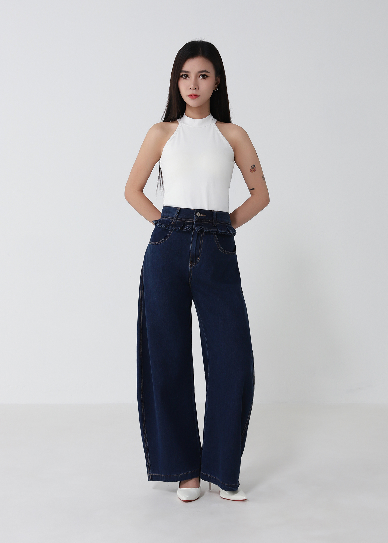 Knitted Halter Top DJ274