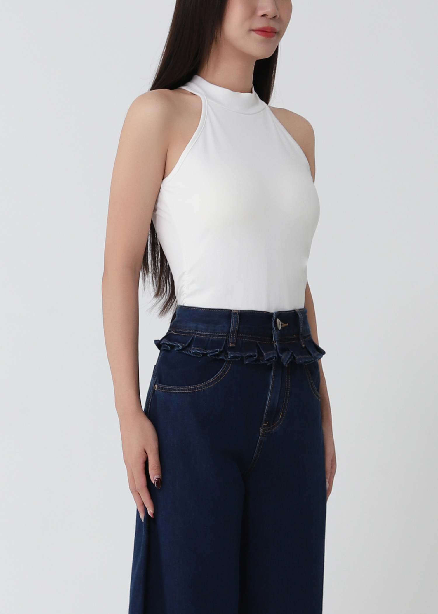 Knitted Halter Top DJ274