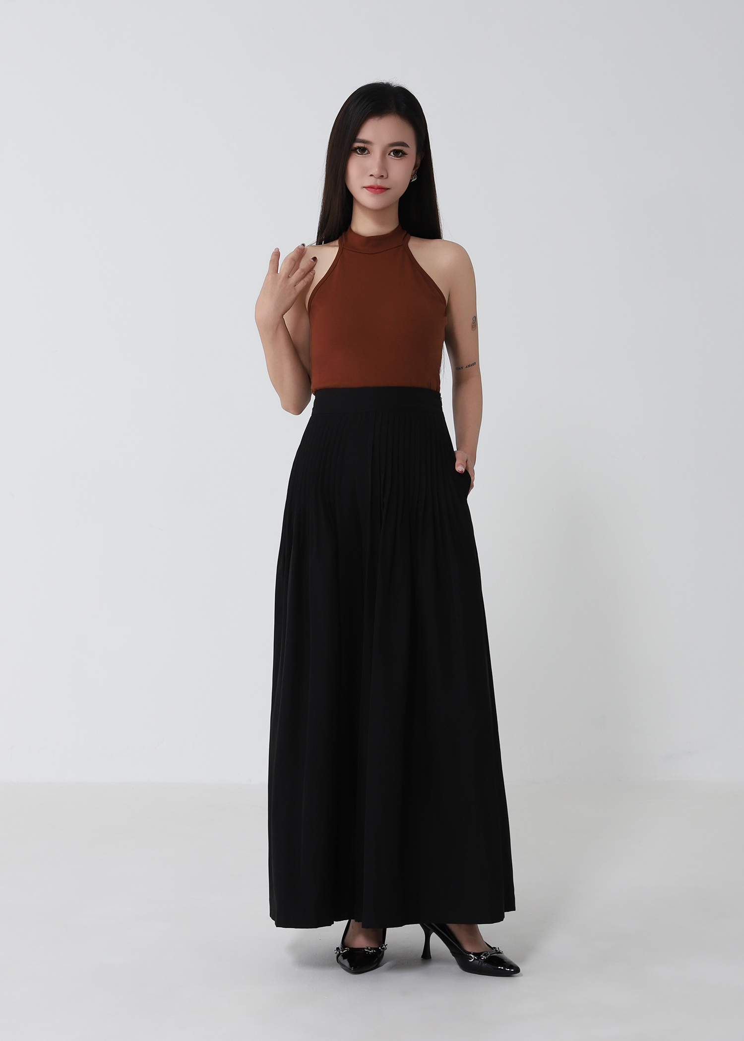 Knitted Halter Top DJ274