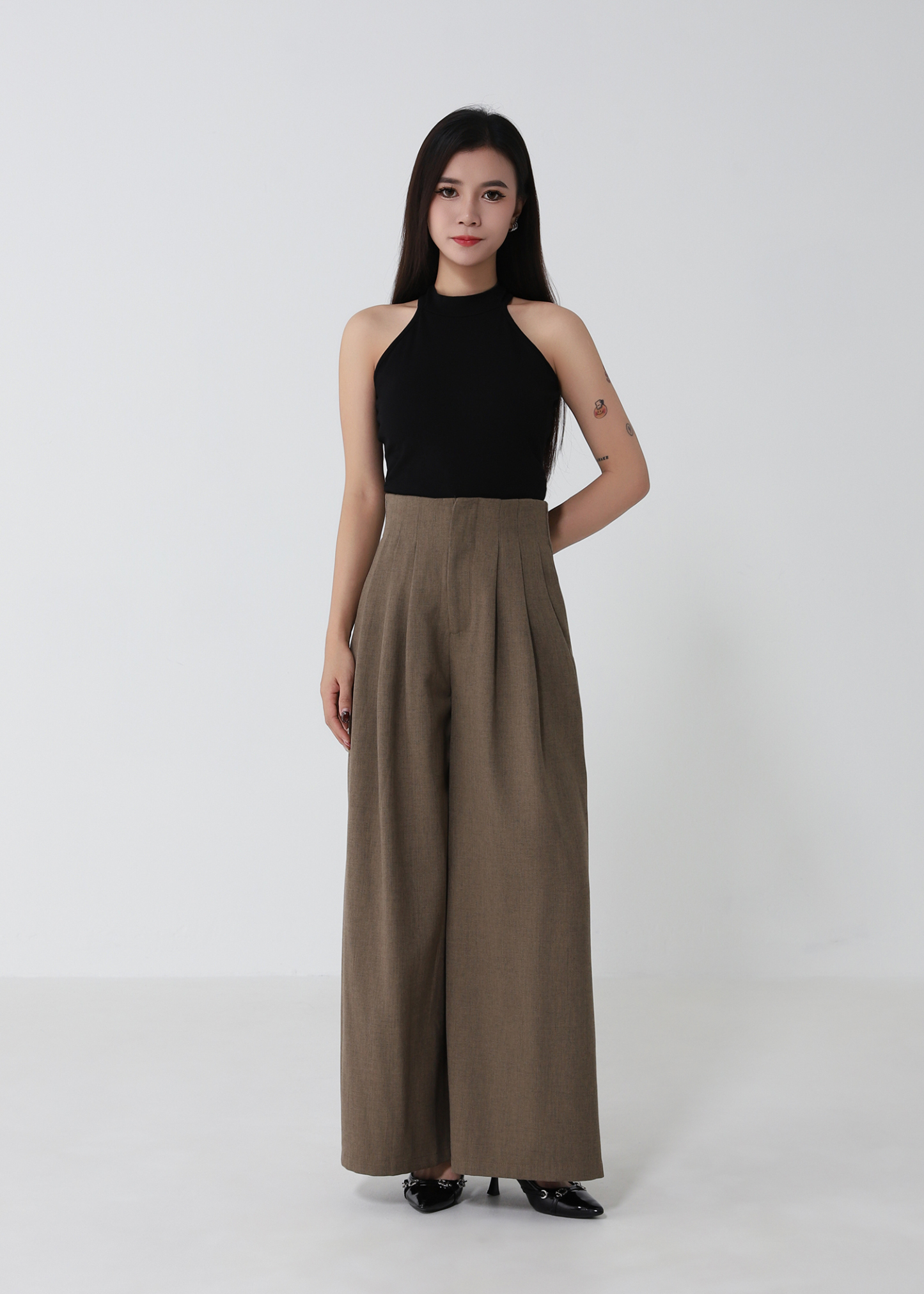 Knitted Halter Top DJ274