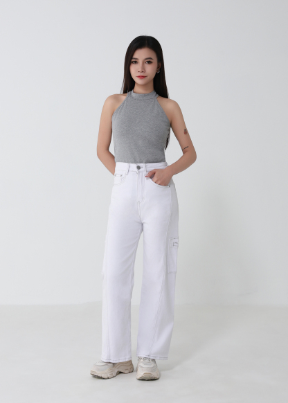 Knitted Halter Top DJ274