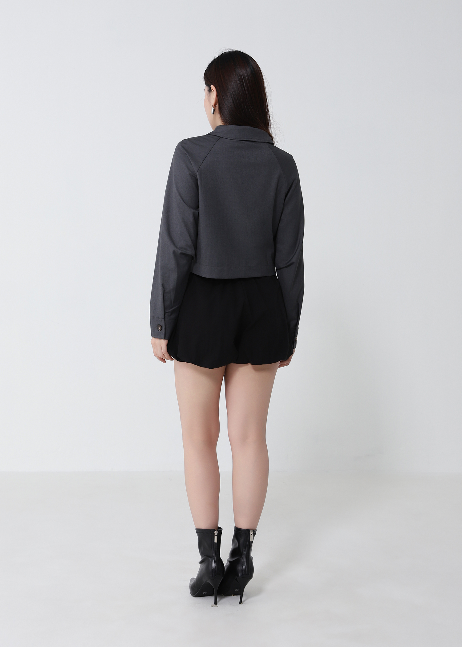 High Waist Bubble Short Pants DJ276