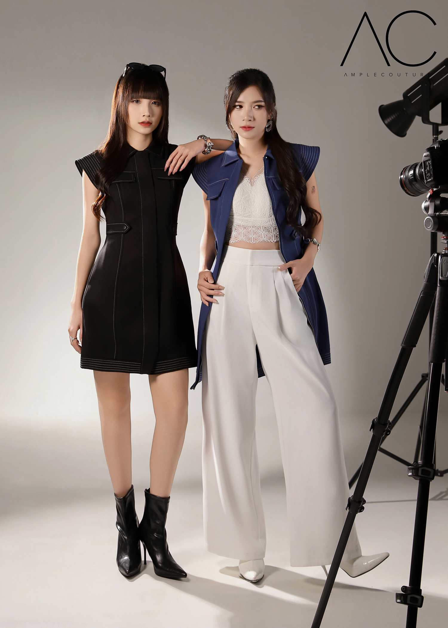 Structured A-Line Dress AC589