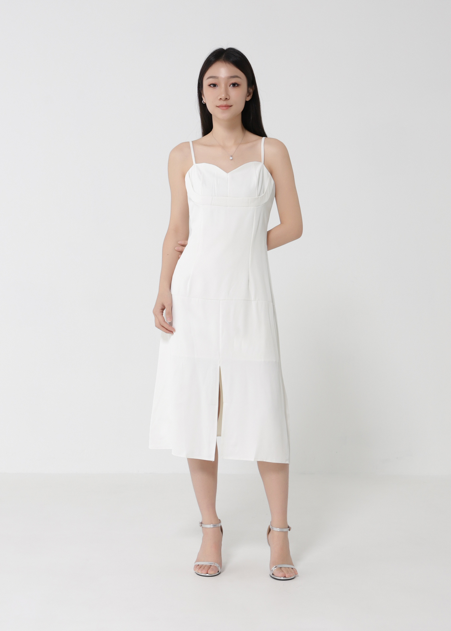 Sleeveless Side Split Dress 30634