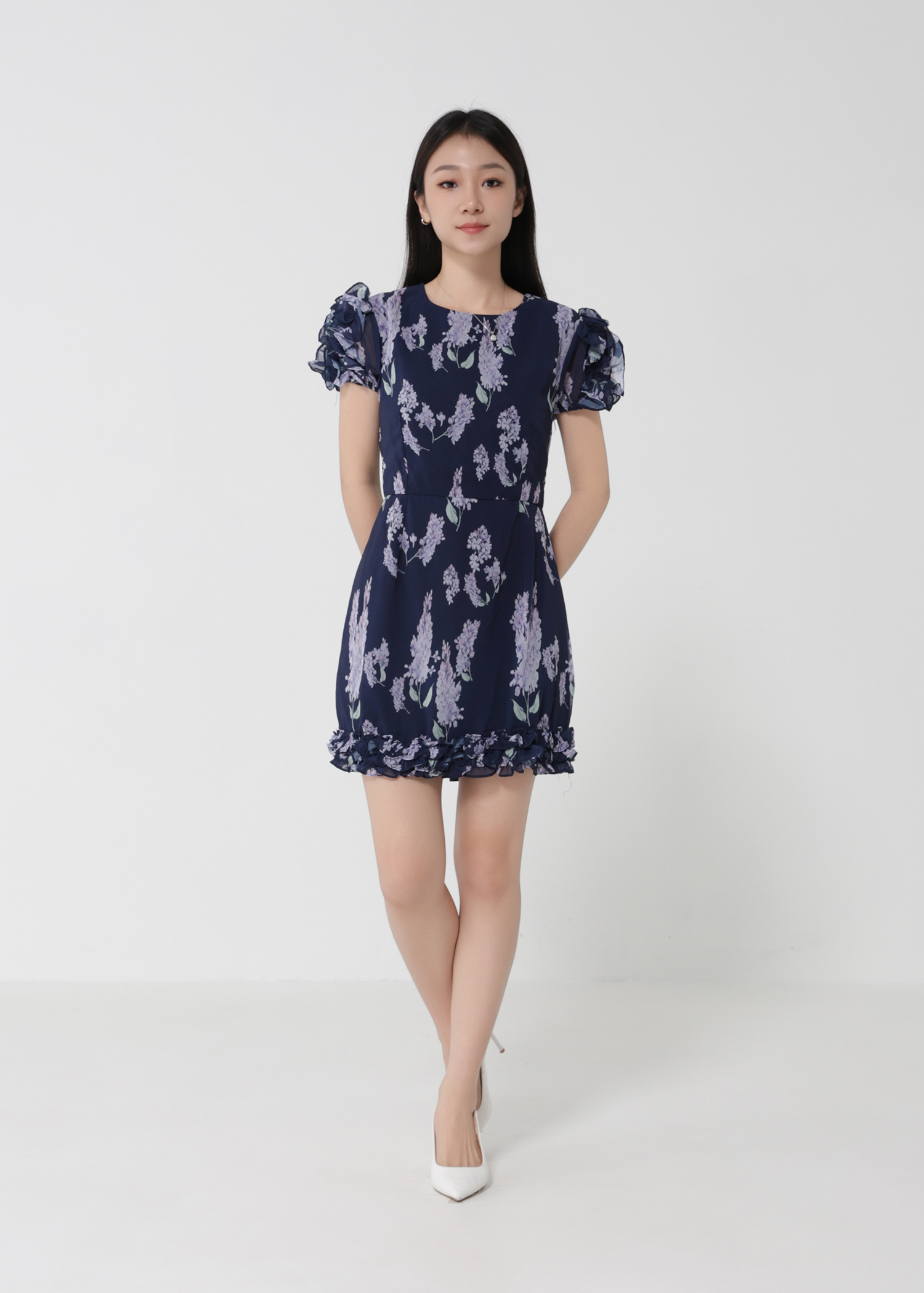 Floral Ruffles Dress 30892