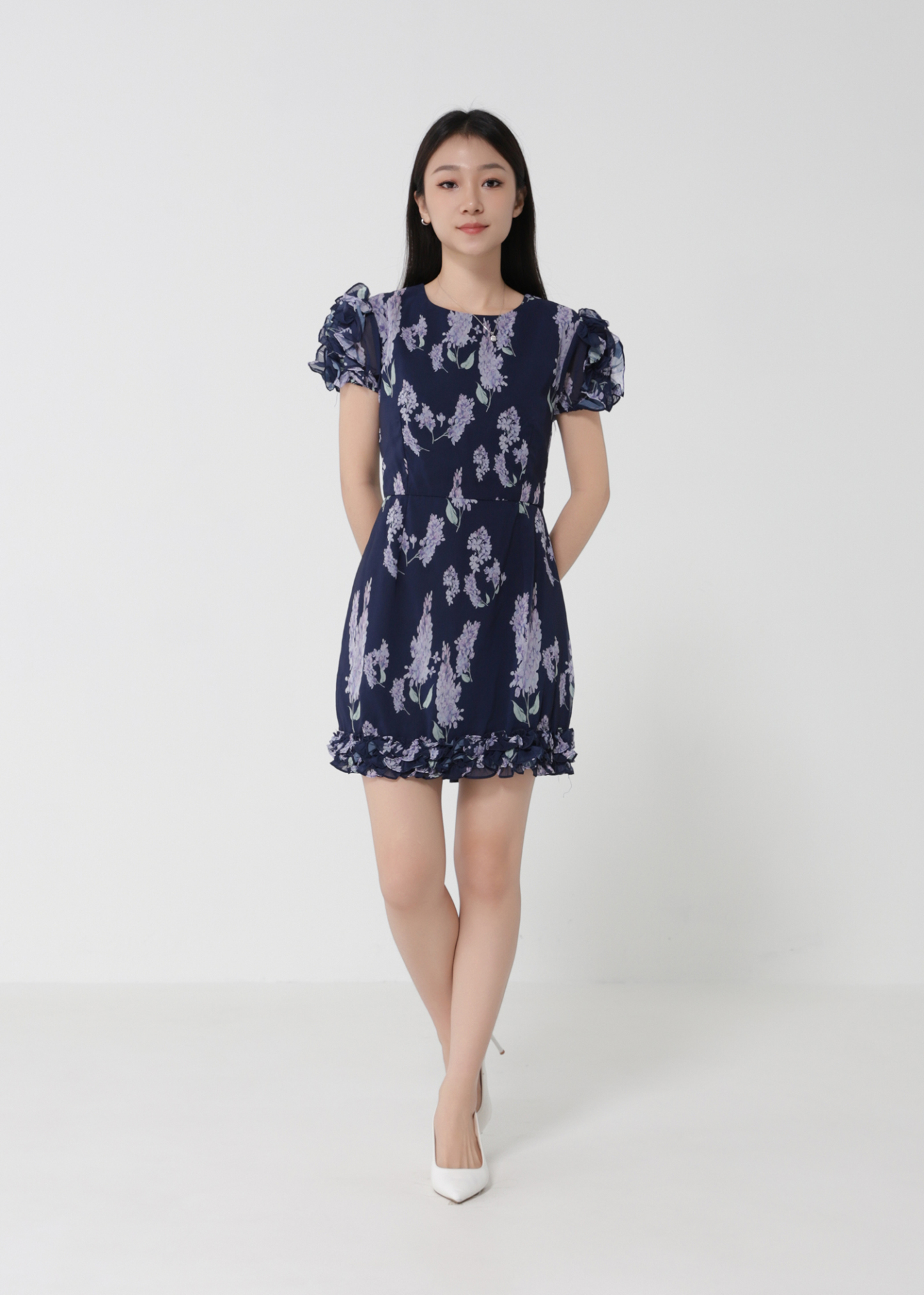 Floral Ruffles Dress 30892