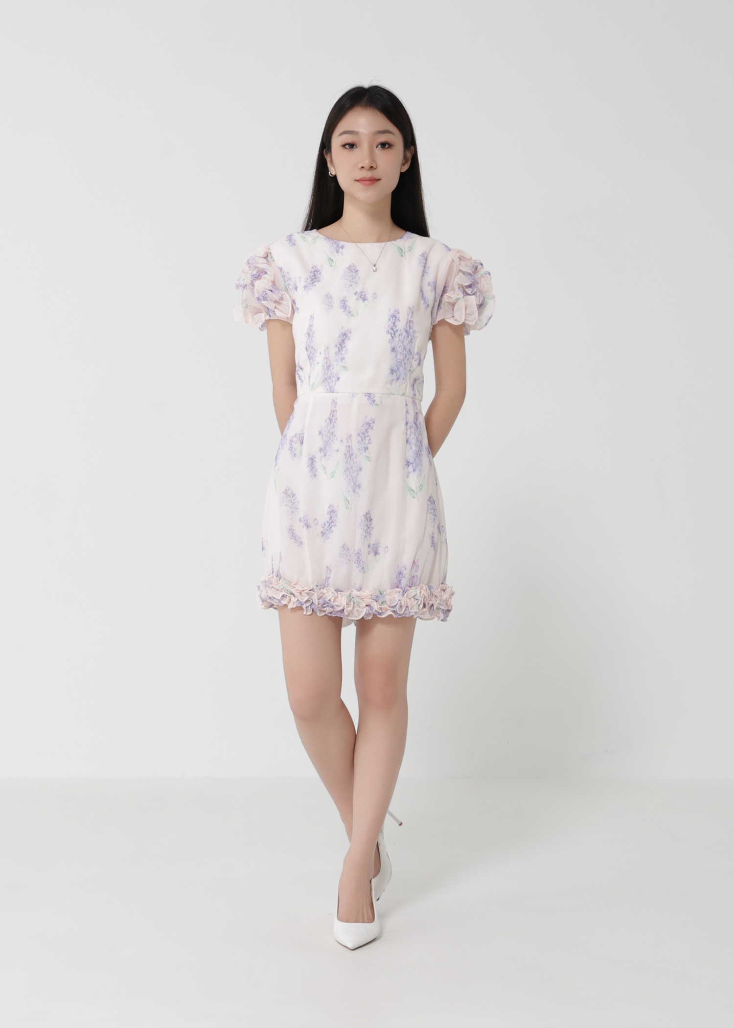 Floral Ruffles Dress 30892