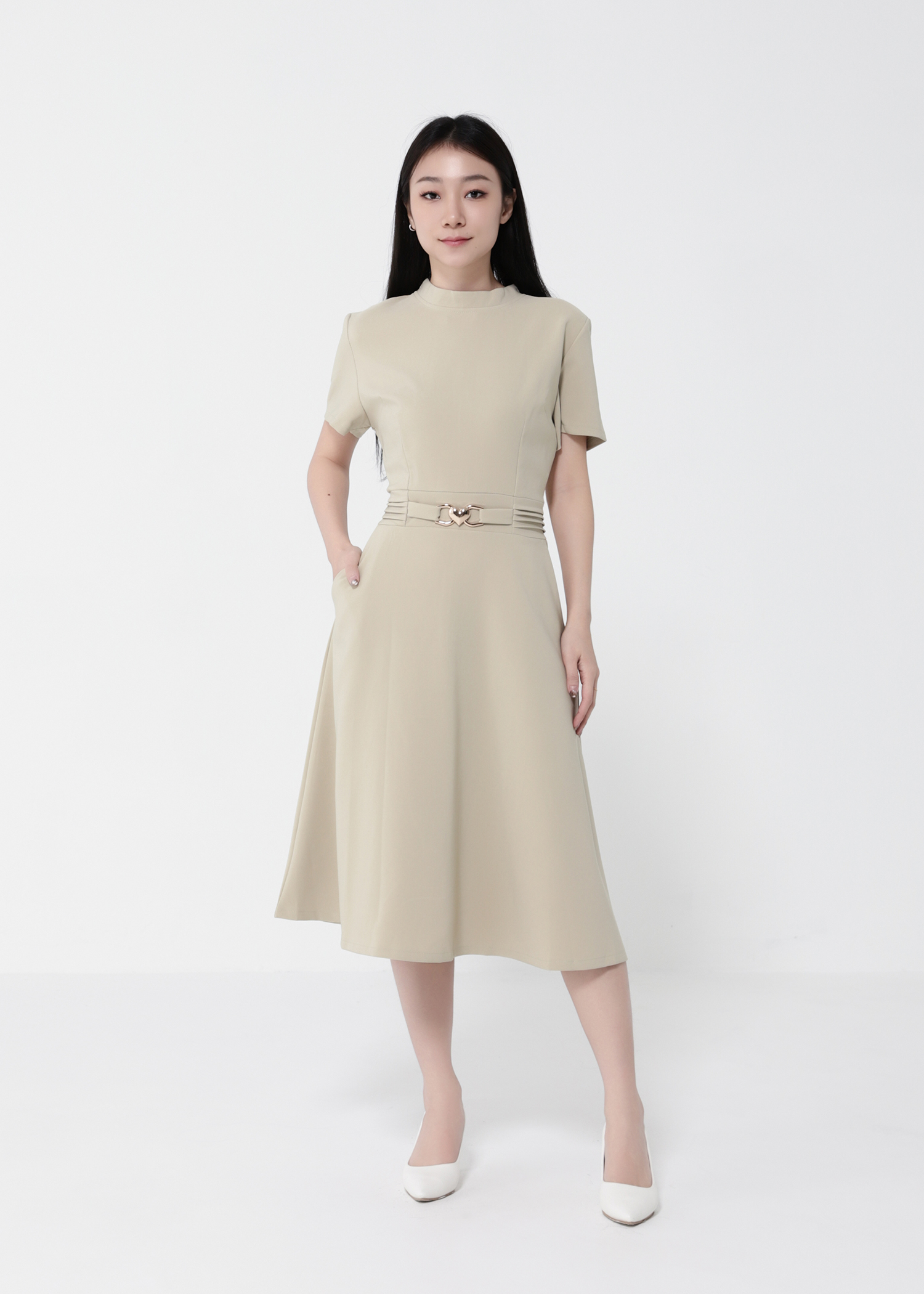 Elegant Short Sleeve Dress 40498