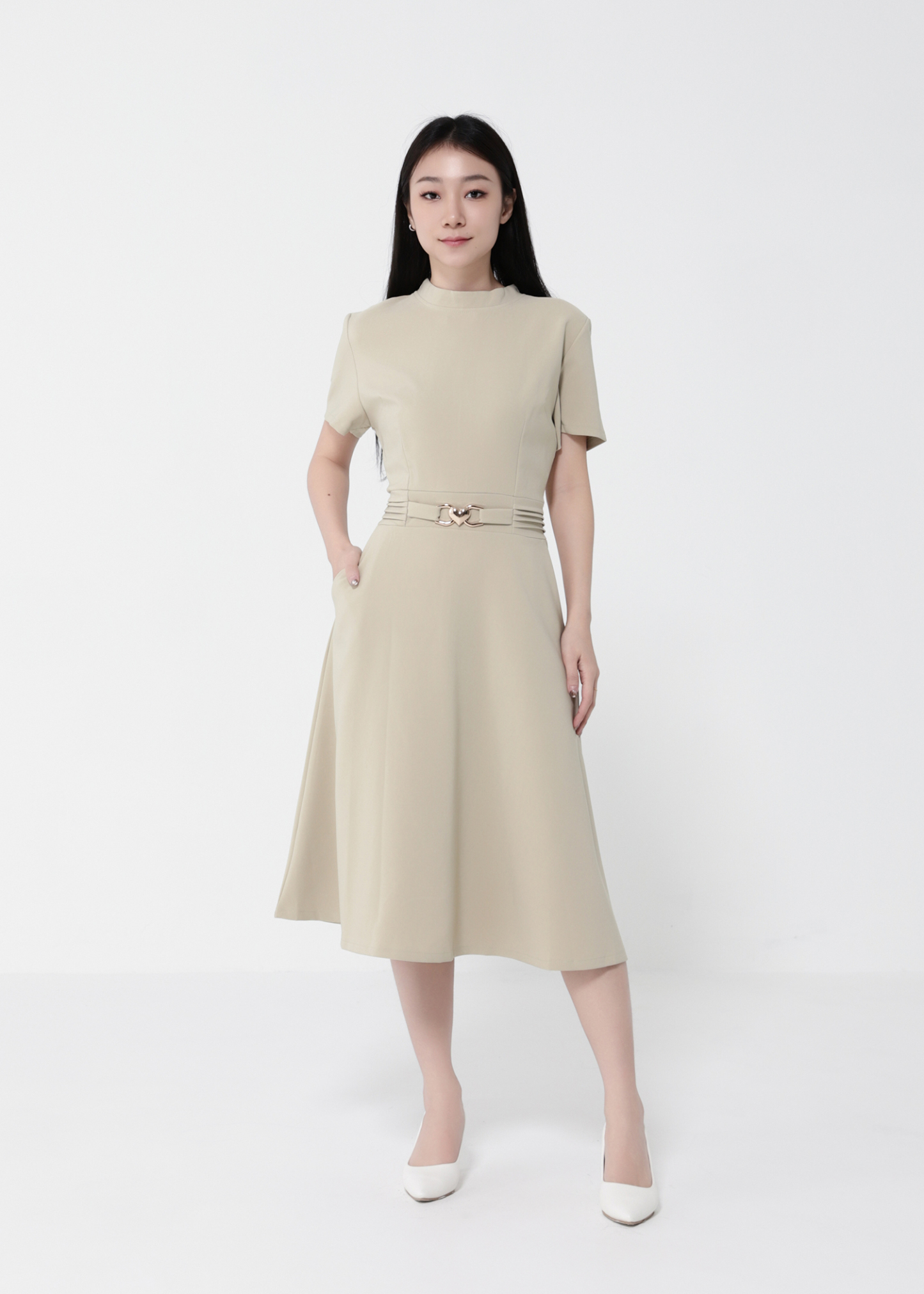 Elegant Short Sleeve Dress 40498