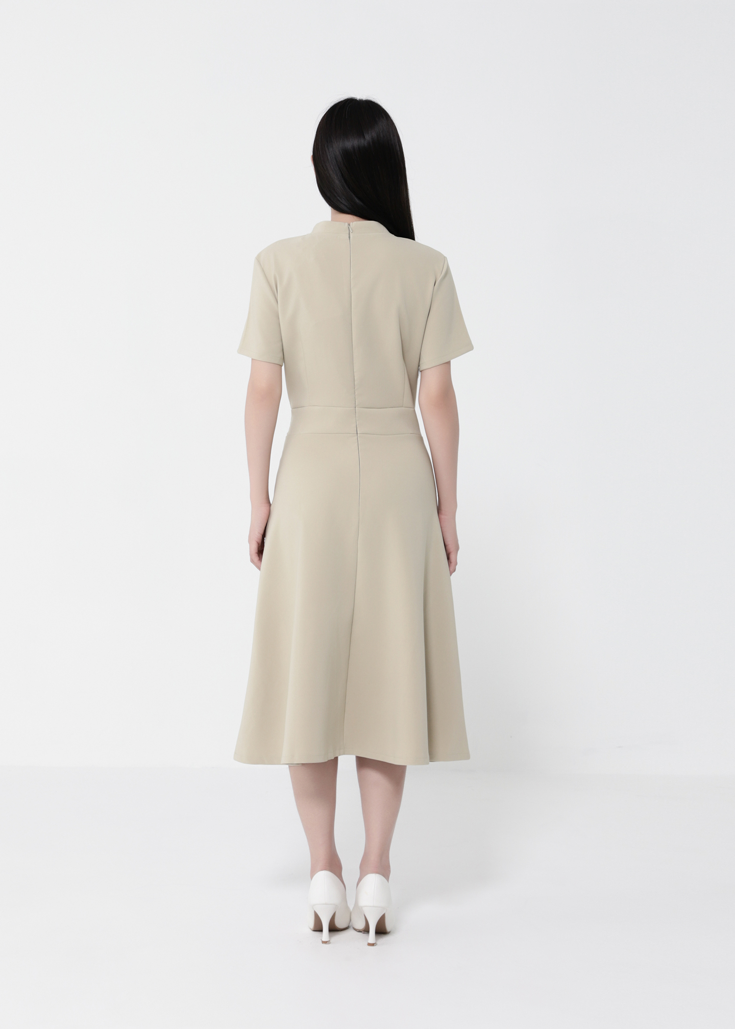 Elegant Short Sleeve Dress 40498