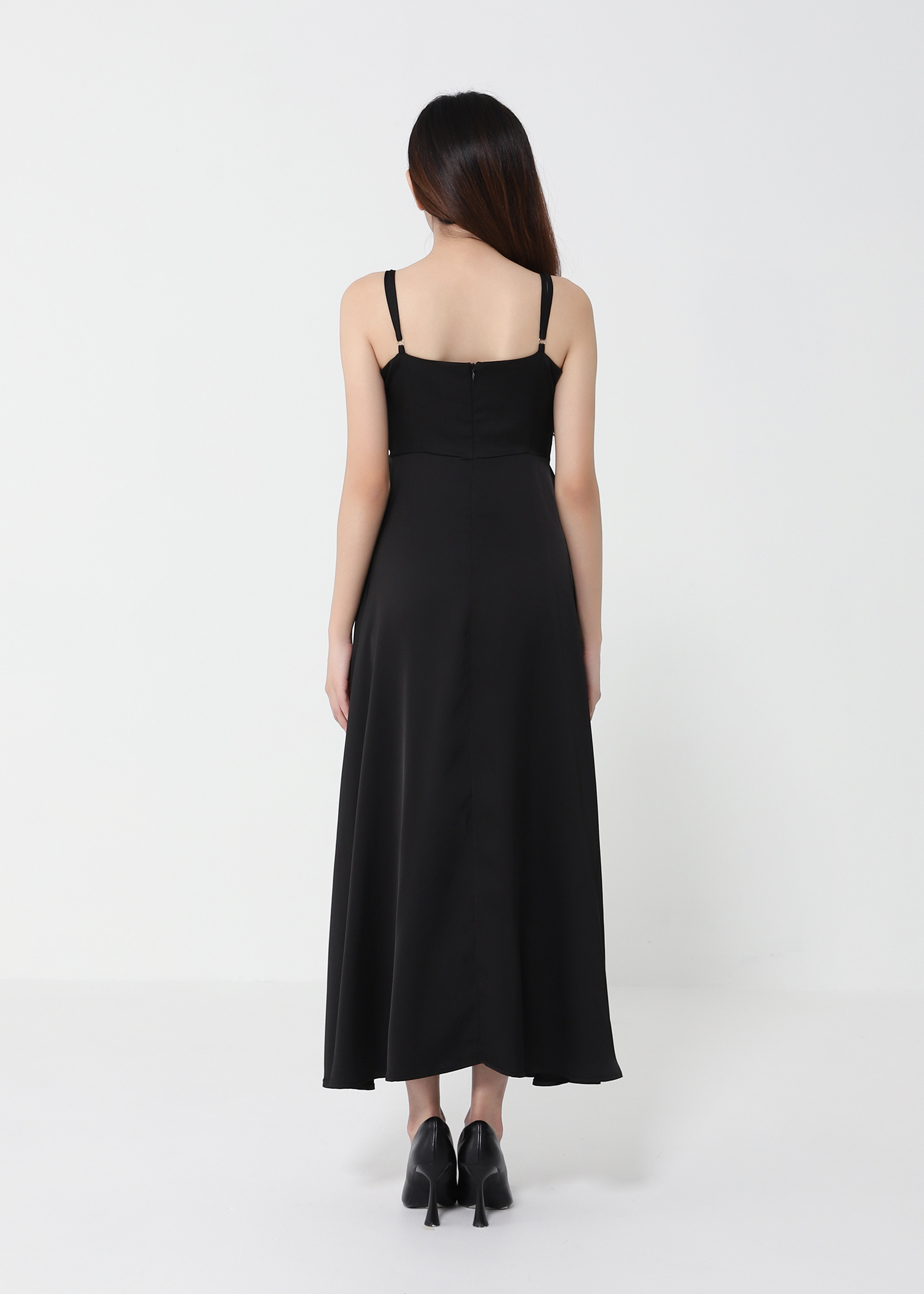 Sleeveless Back Zip Dress 41869