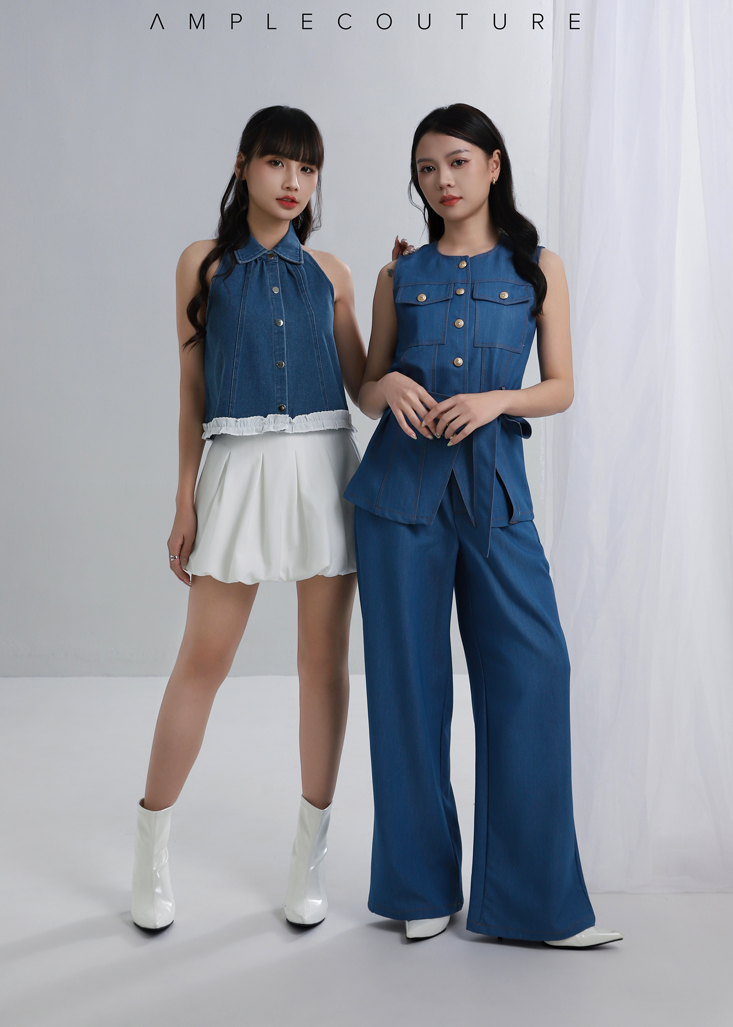 [PREORDER] Flower Skirt Pants DJ085