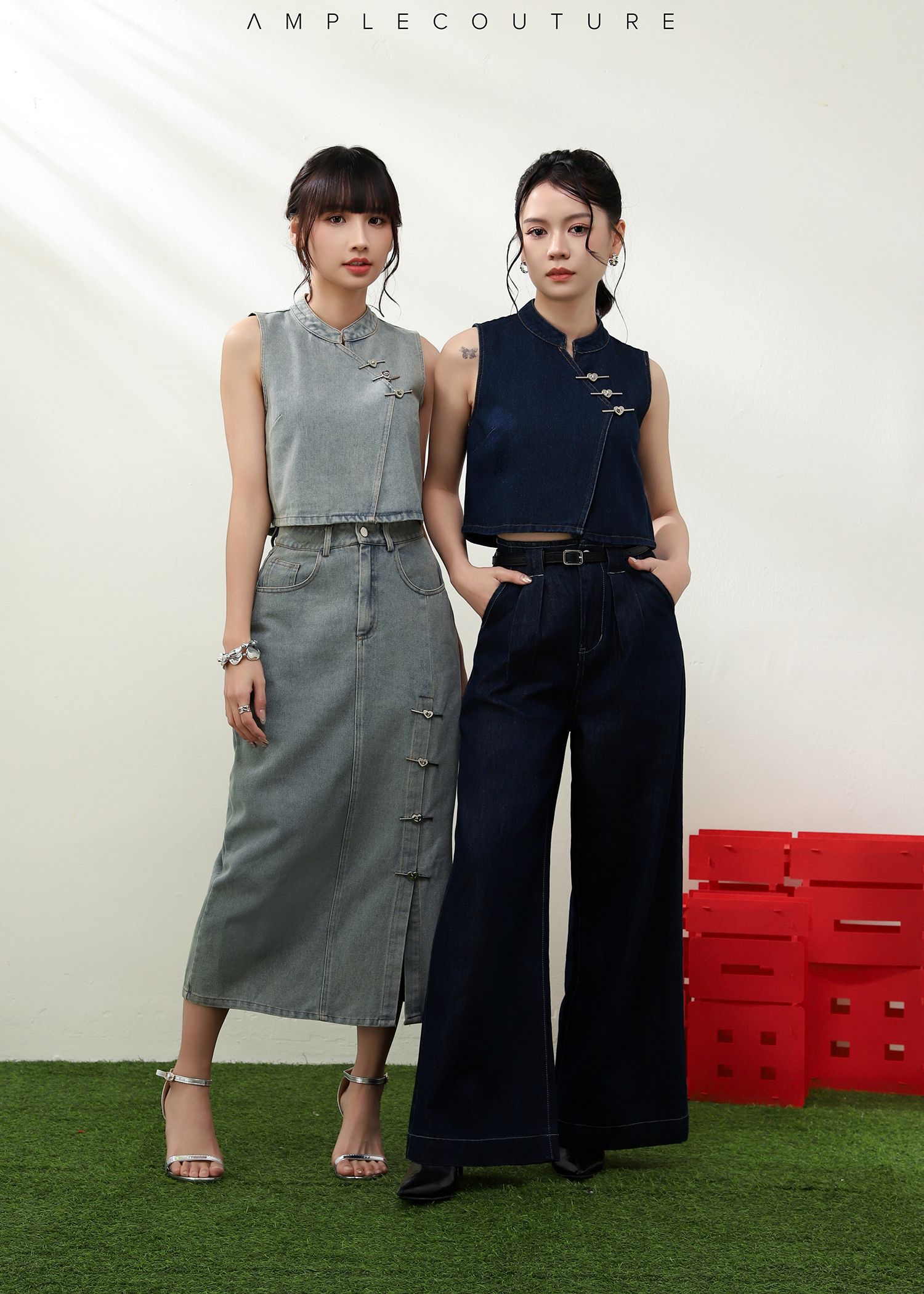 Denim New Year Wear Set DJ120