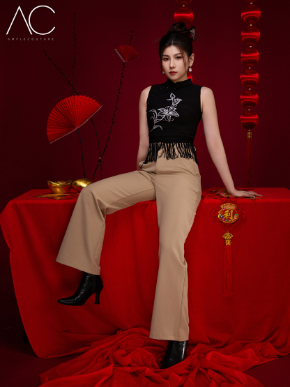 Side Pokcet Long Pants AC763