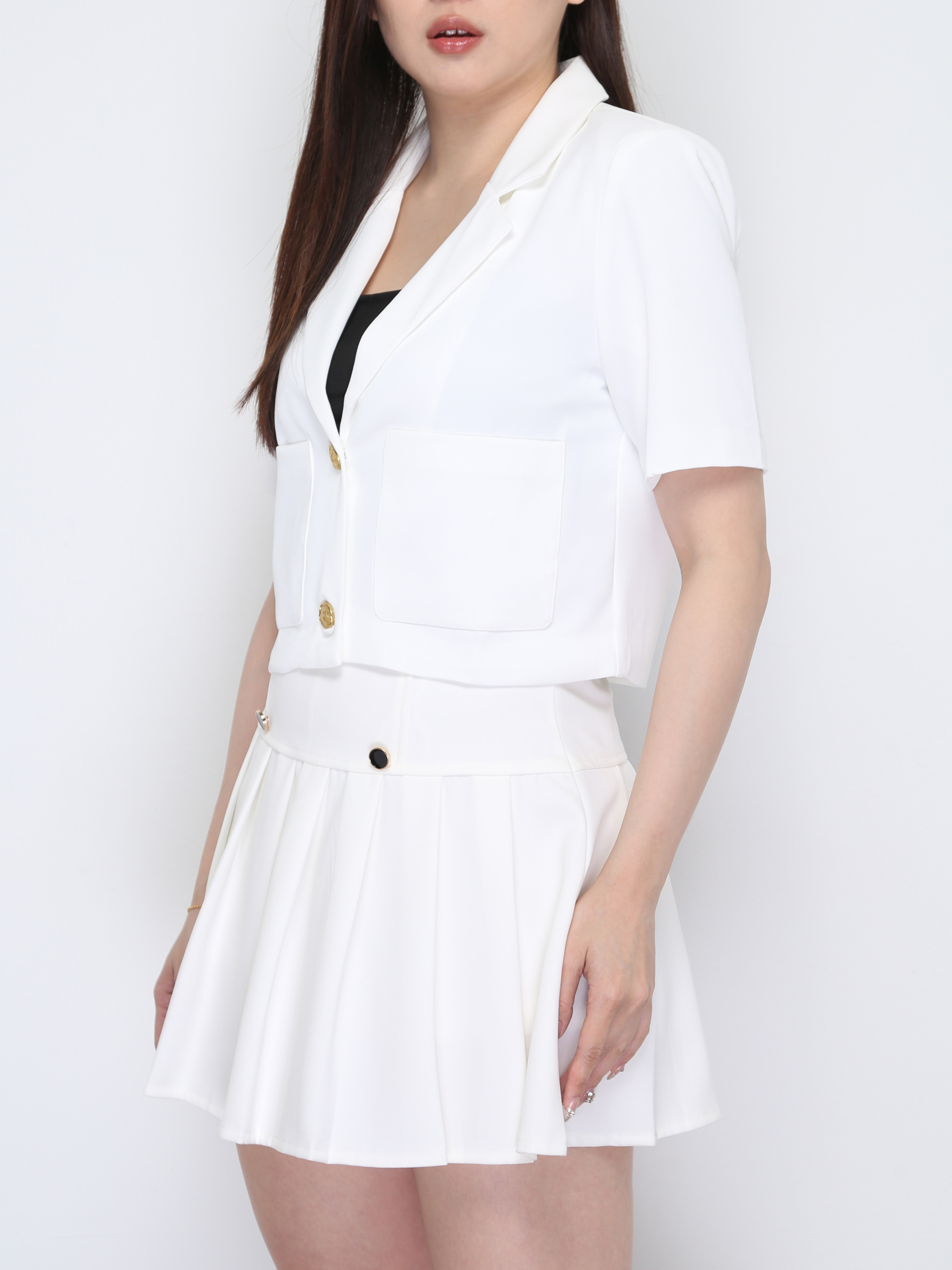 Short Sleeve Front Pocket Top 39048