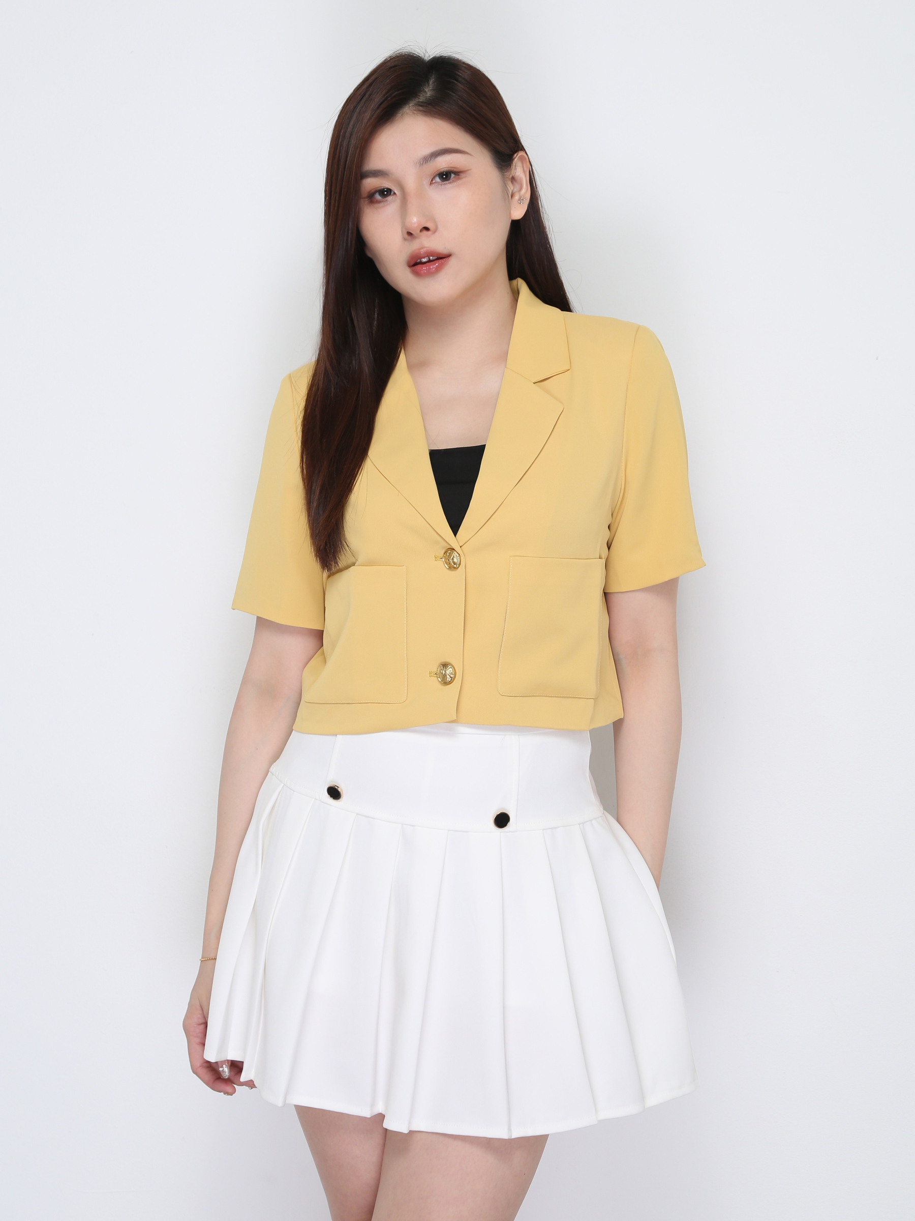 Short Sleeve Front Pocket Top 39048