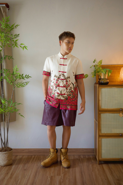 Vintage Batik Print Top - Boy AC867