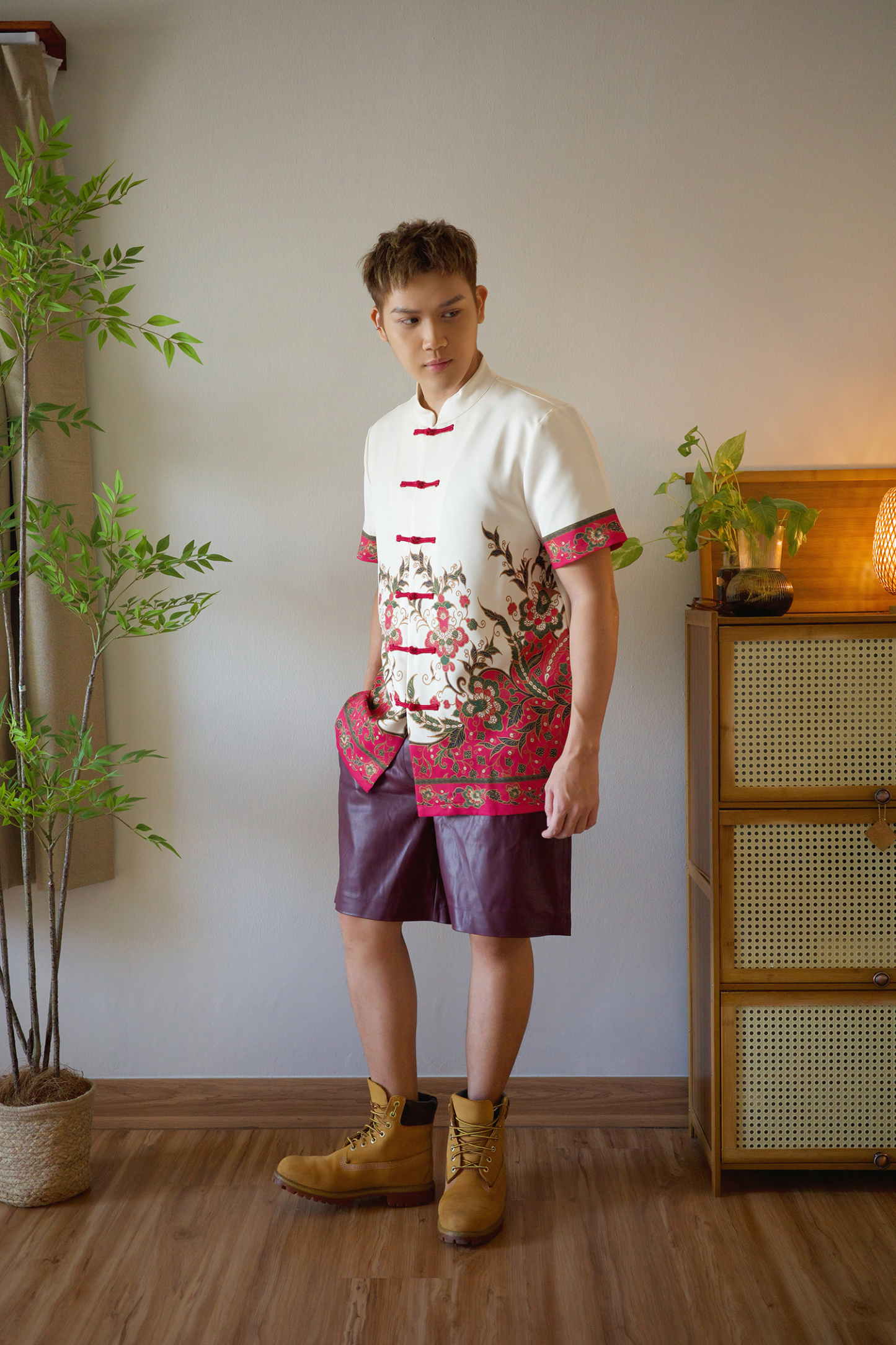 Vintage Batik Print Top - Boy AC867