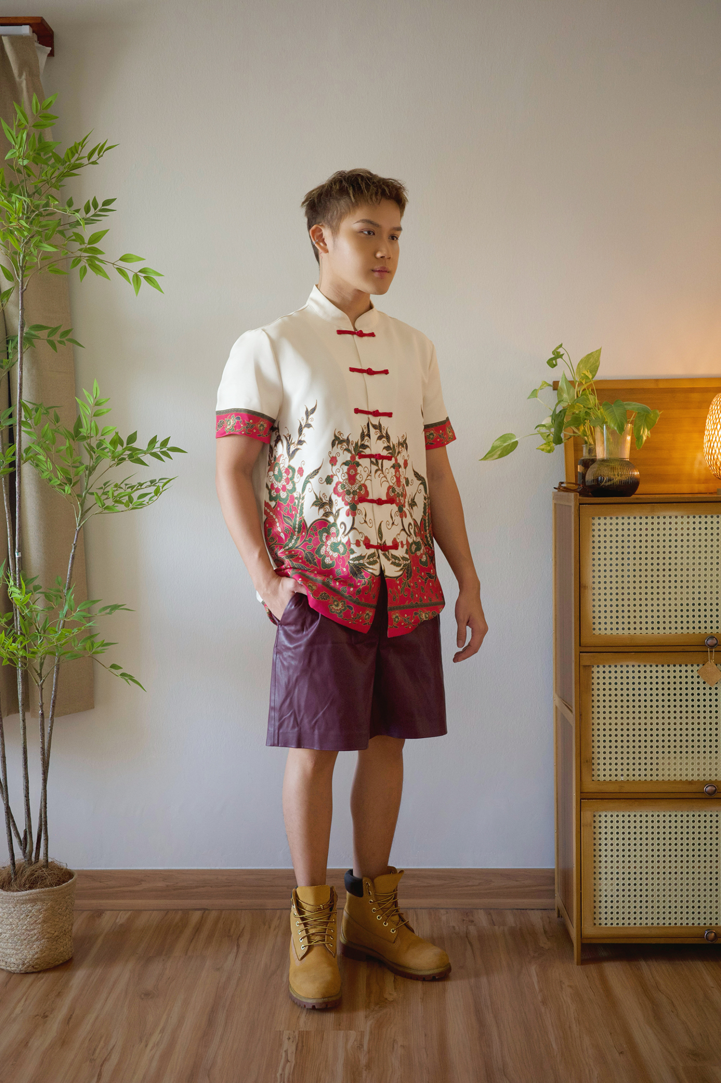 Vintage Batik Print Top - Boy AC867