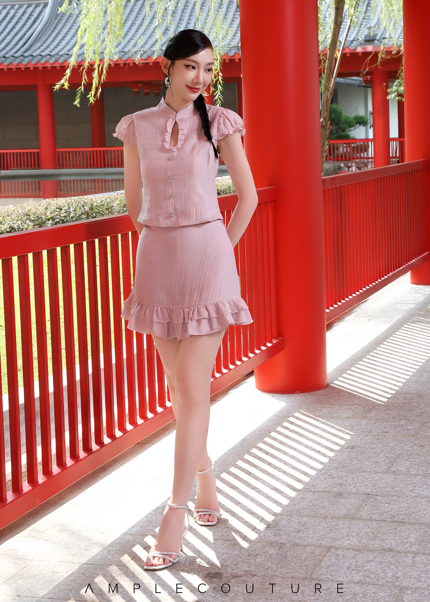 Ruffles Skirt Pants AC233