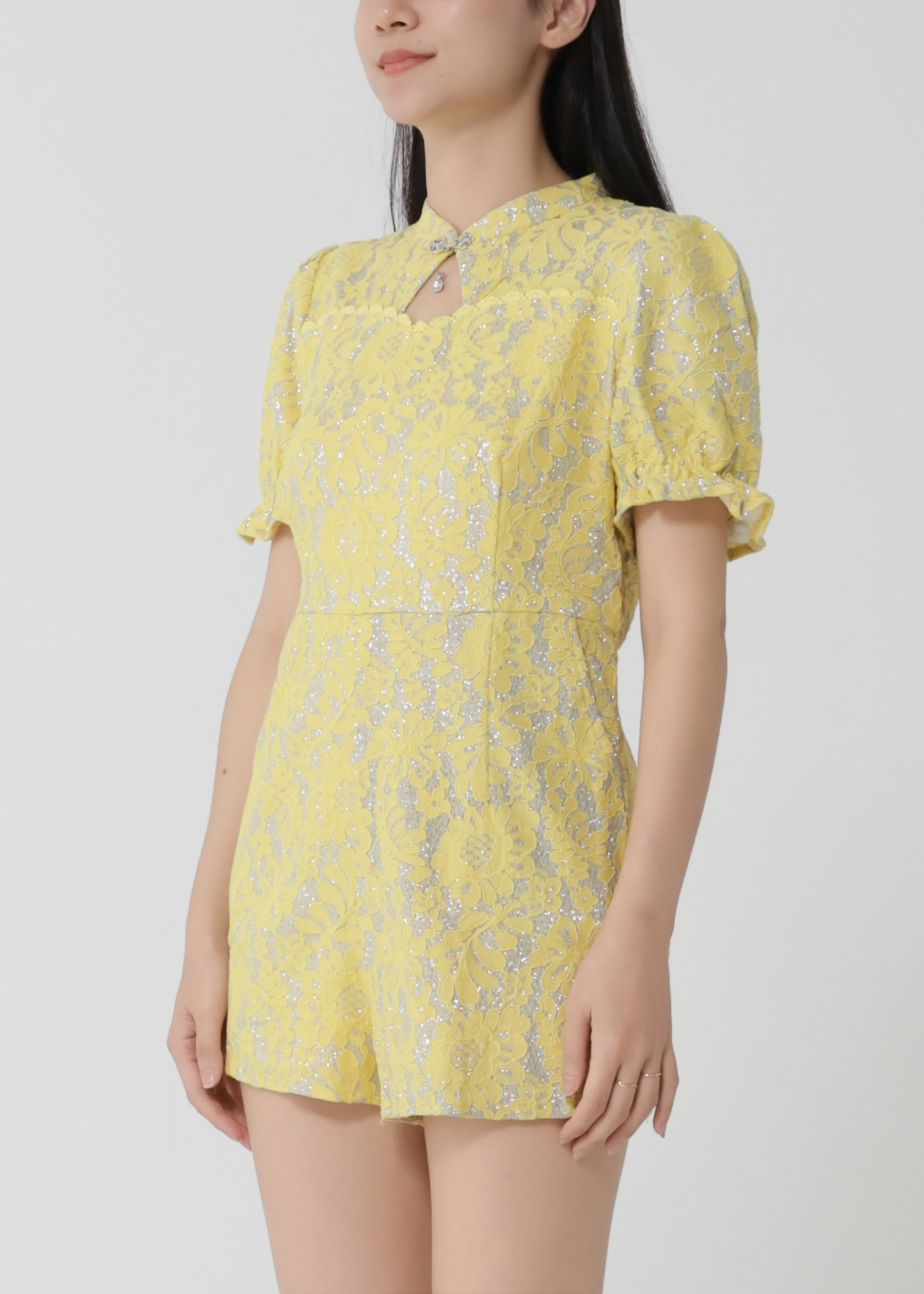 Short Sleeve Back Zip Jumpsuit 30178