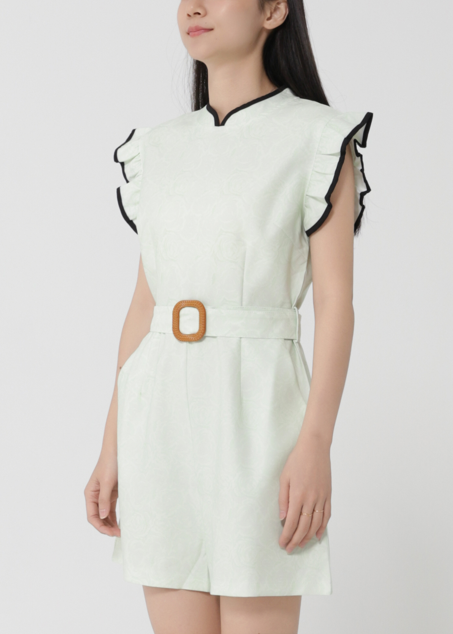 Floral With Belt Jumpsuit 30322