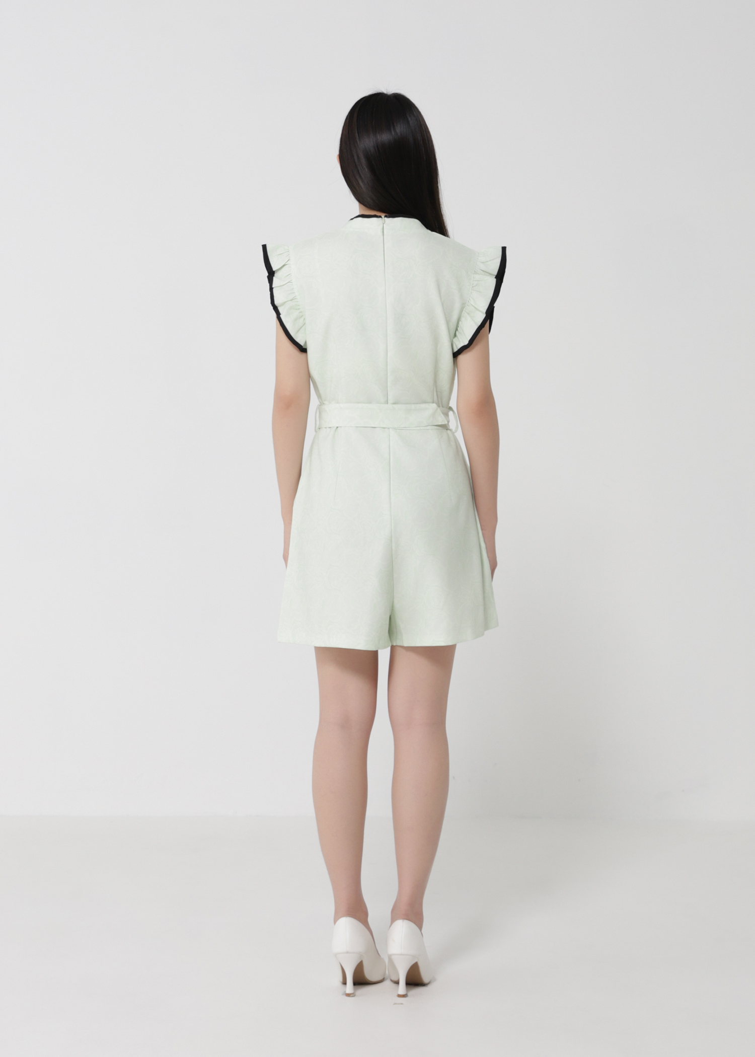 Floral With Belt Jumpsuit 30322