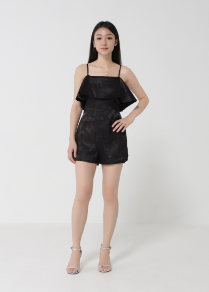 Sleeveless Ruffles Floral Jumpsuit 30780
