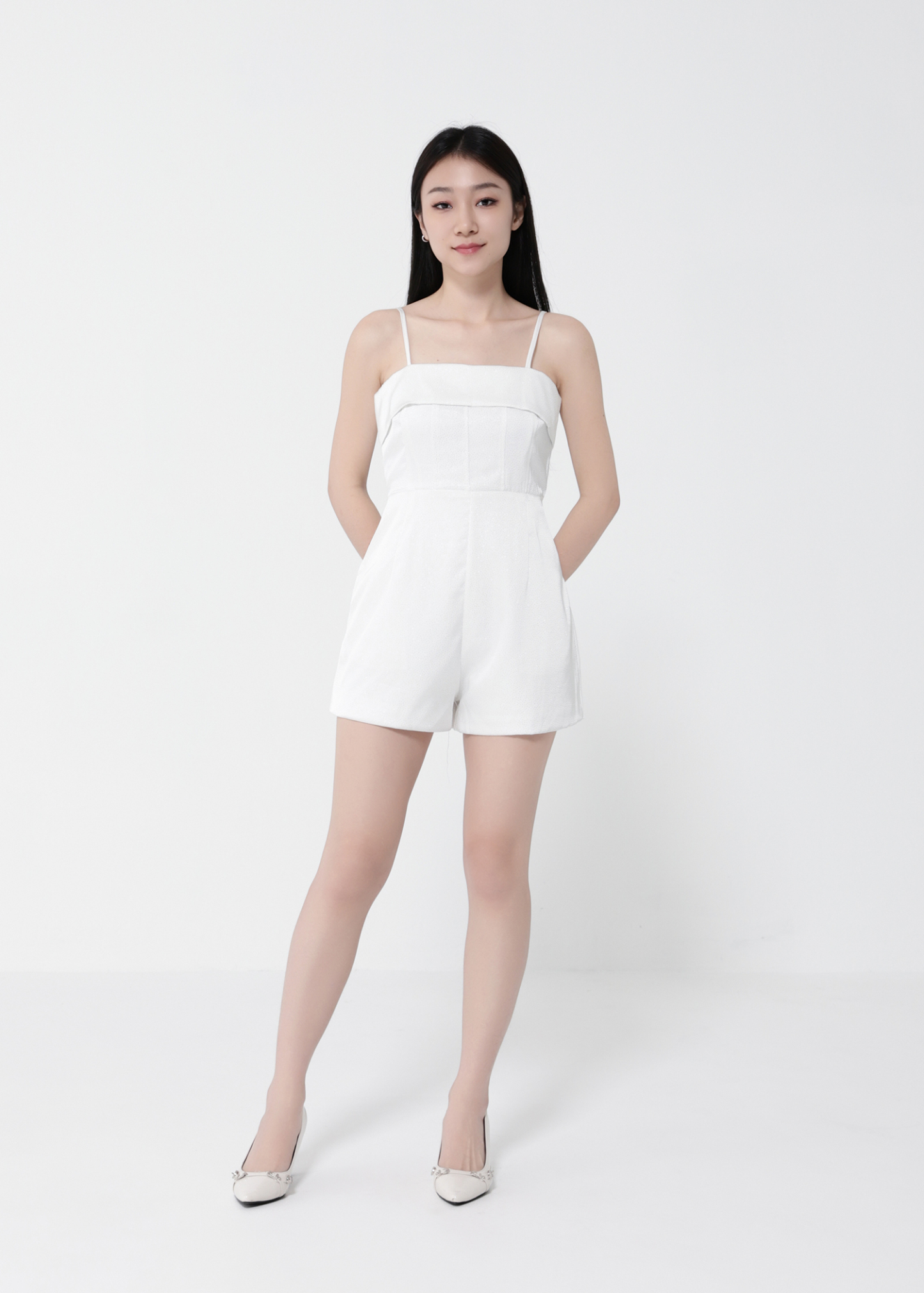 Sleeveless Side Pocket Jumpsuit 41052