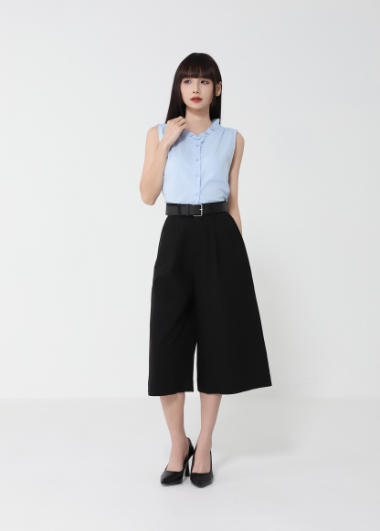 High Waist With Belt Long Pant 49208