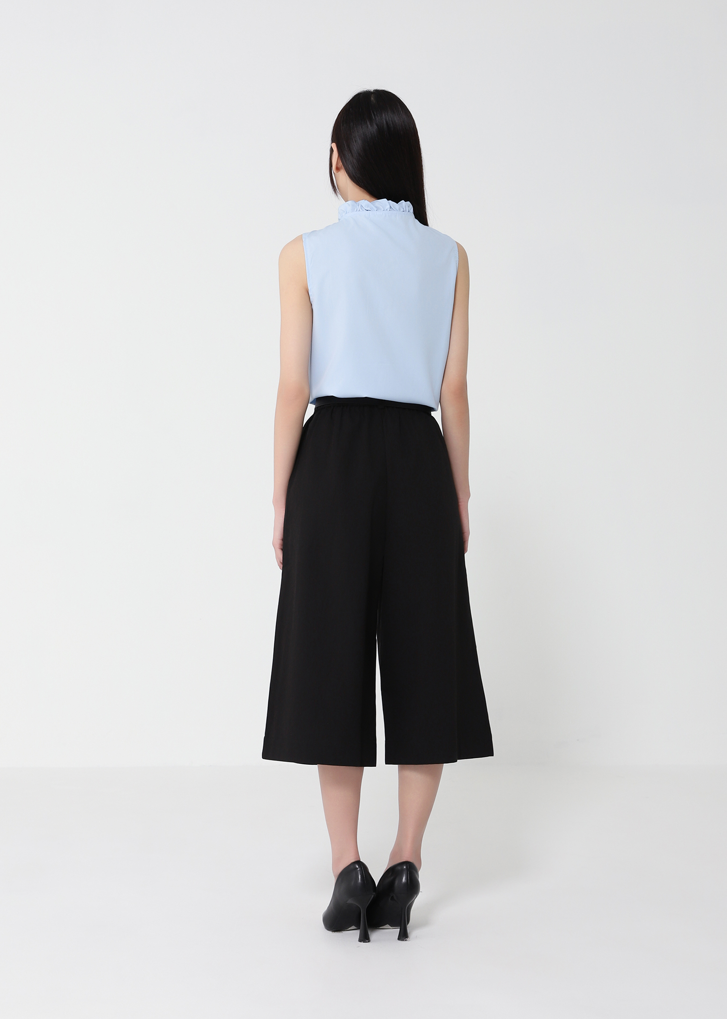 High Waist With Belt Long Pant 49208