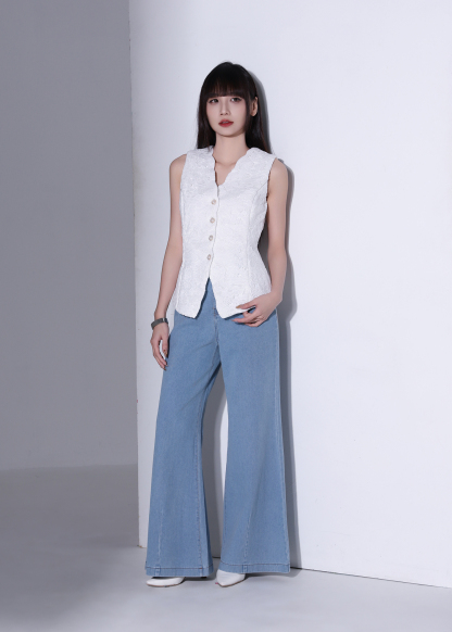 Elegant Lace Fitted Top DJ272
