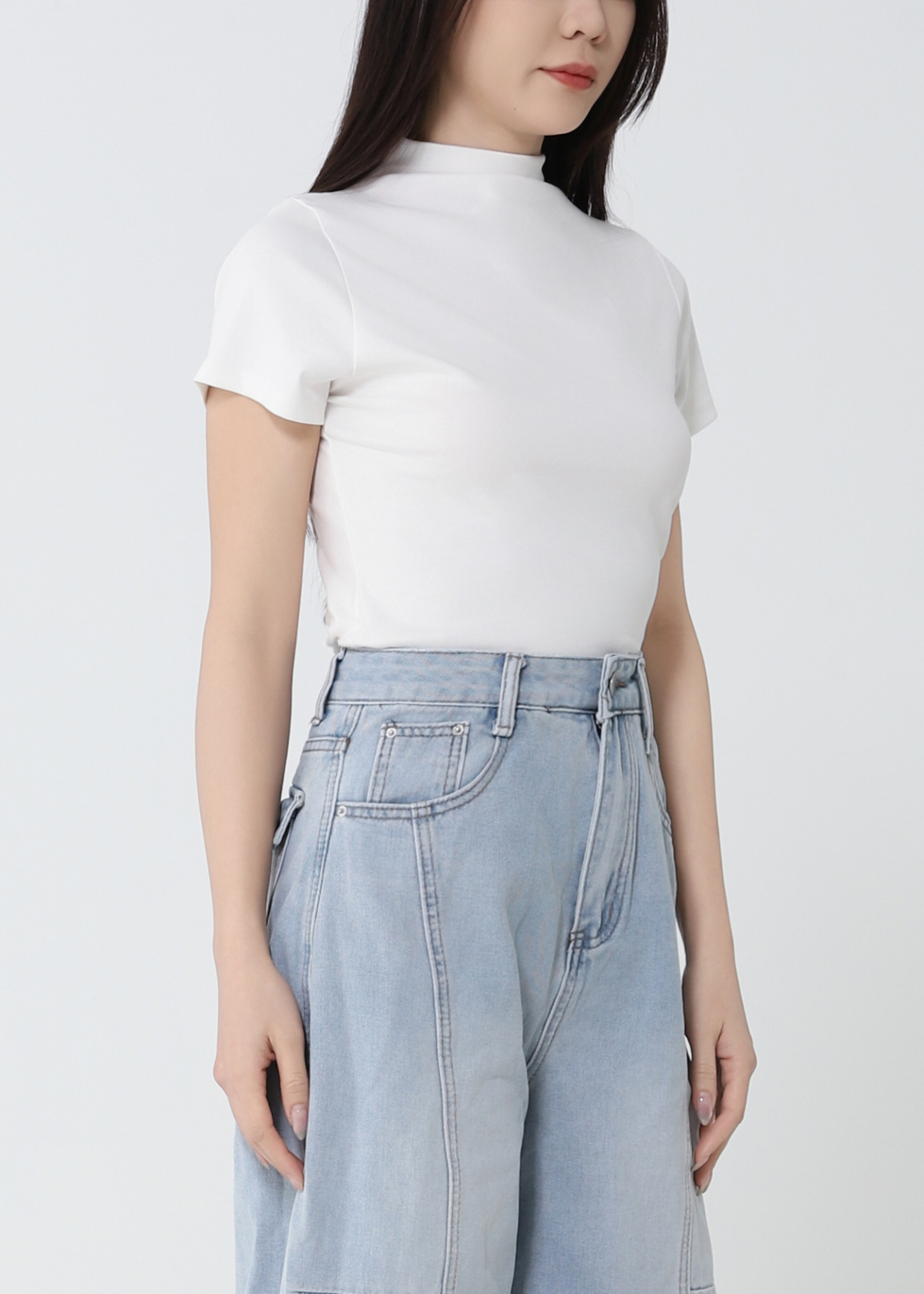 Denim Midi Pants DJ255