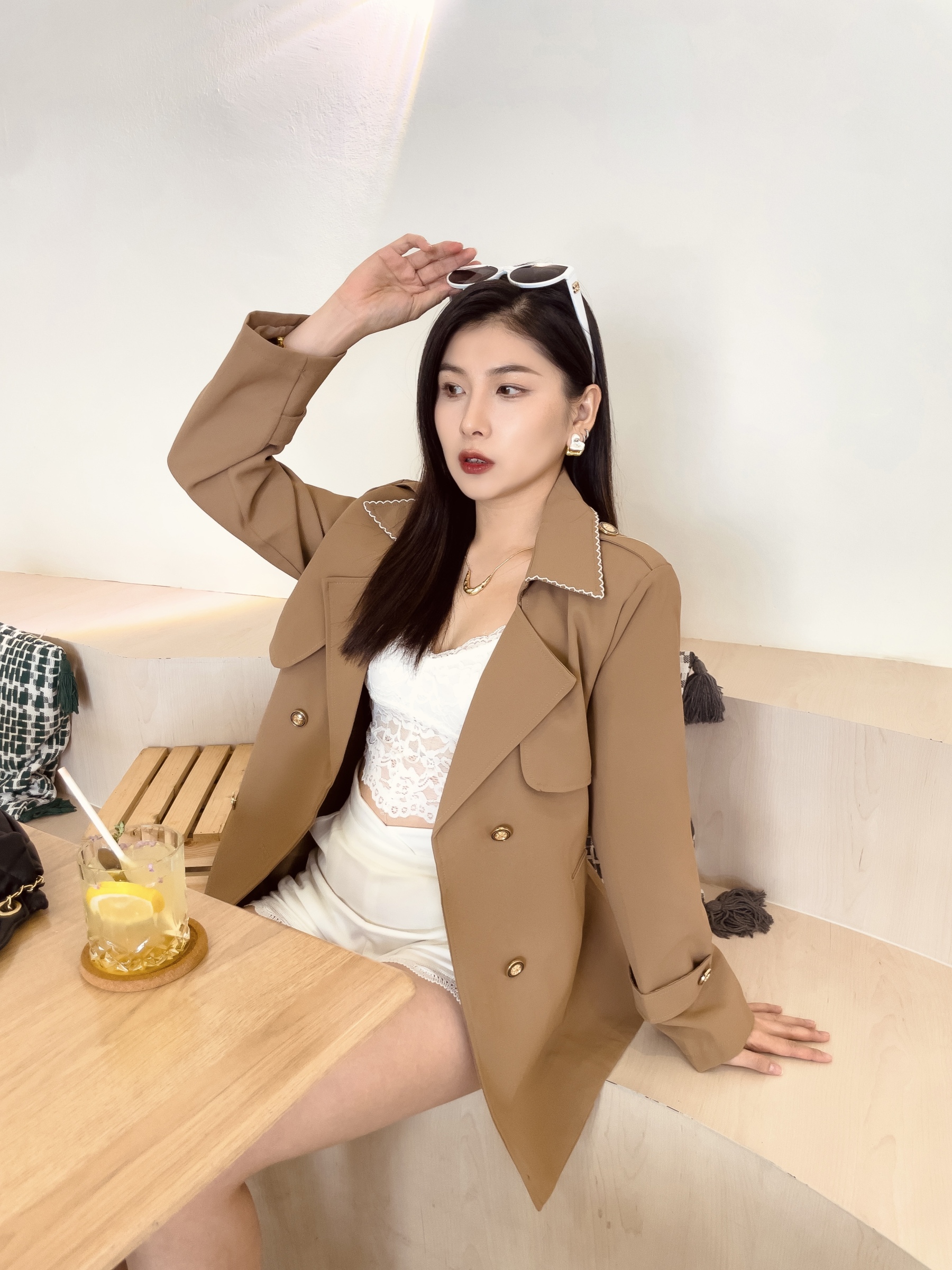 High Waist With Lace Short Pants 30880