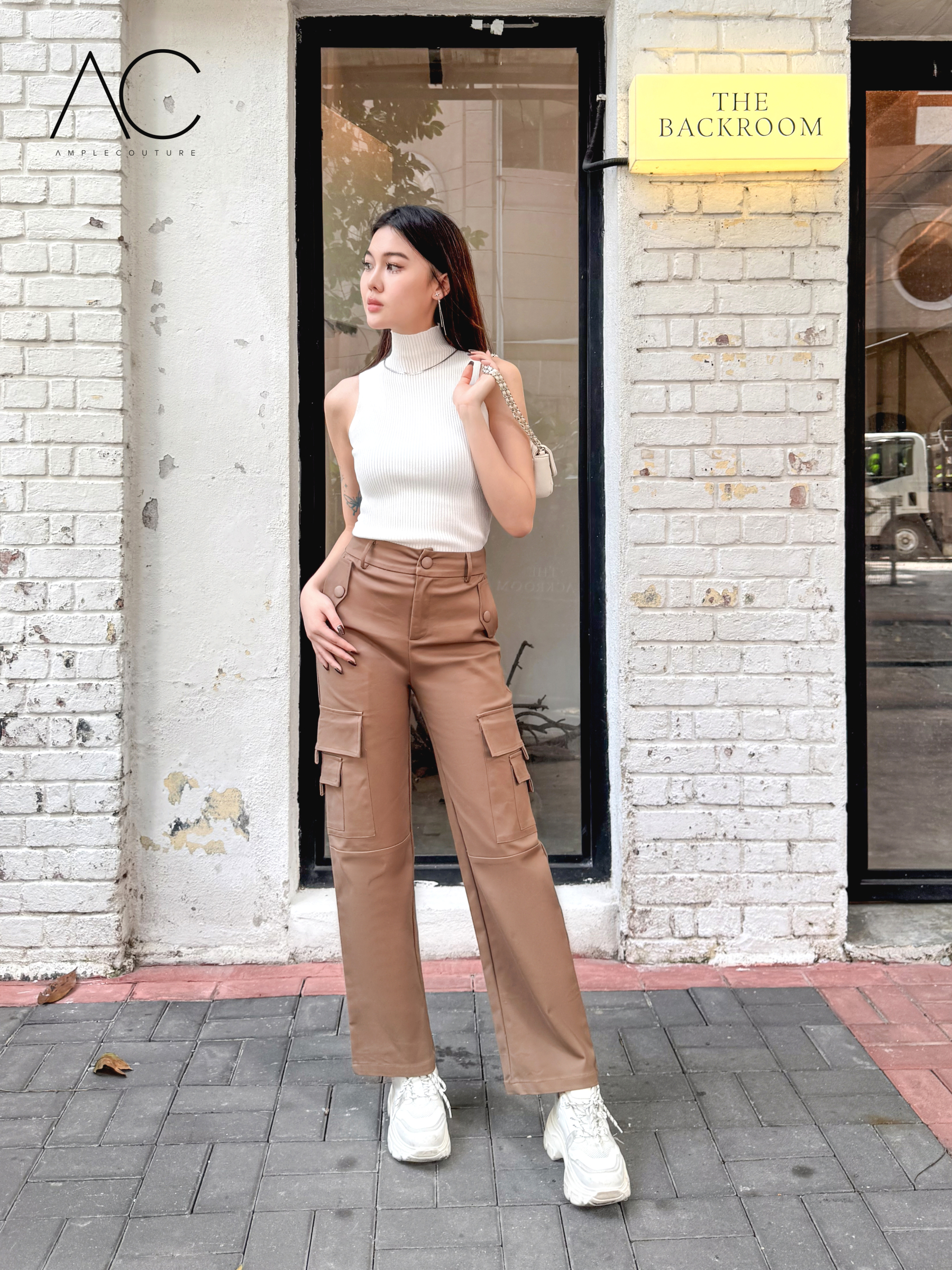 Side Pocket Long Pants DJ024
