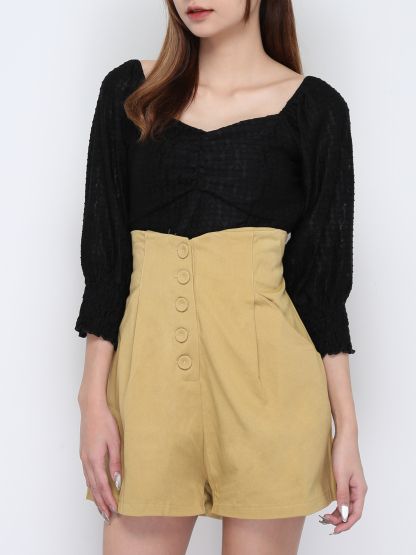 Sweetheart Neckline Chanel Pattern Top 17011