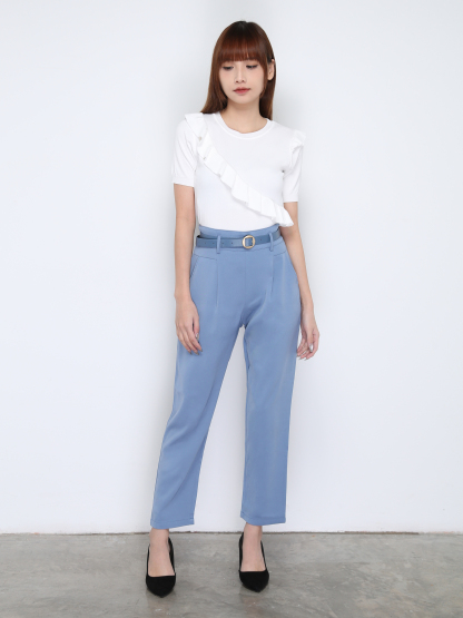 High Waist Formal Long Pants 17418