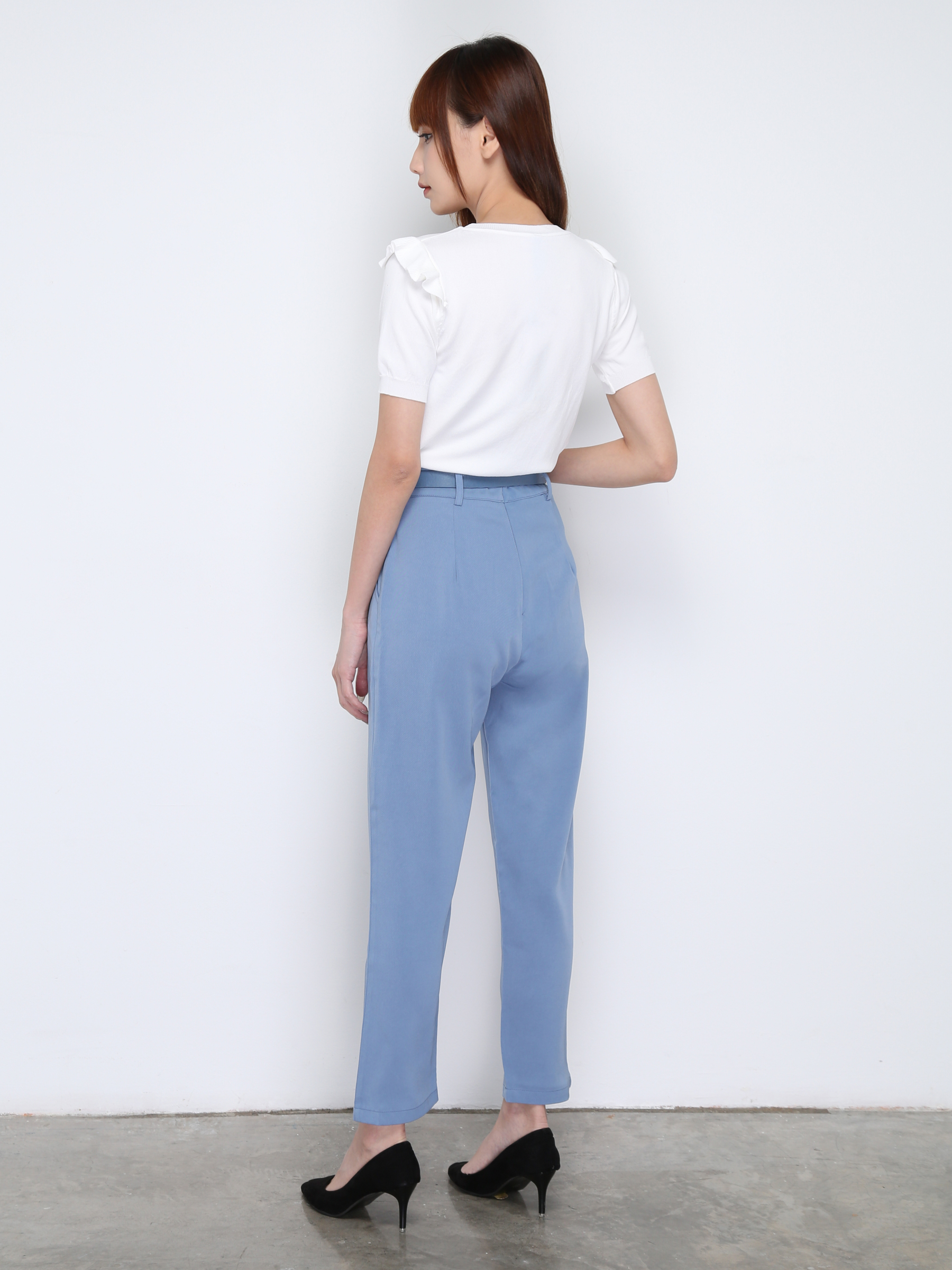 High Waist Formal Long Pants 17418